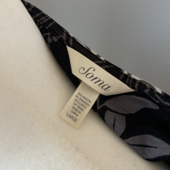 Soma Empire Waist Patterned Dress with Pockets Large - Picture 5 of 7